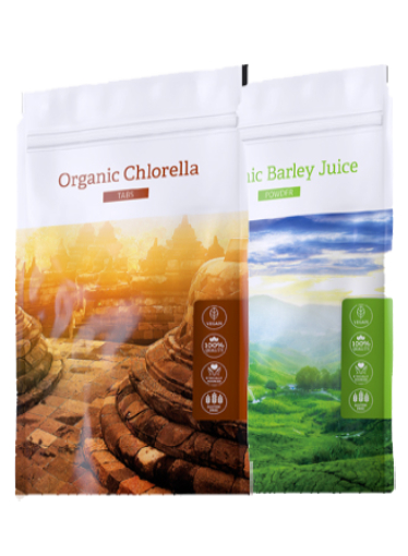 Chlorella TABS + Barley juice POW 200 ks, 100 g