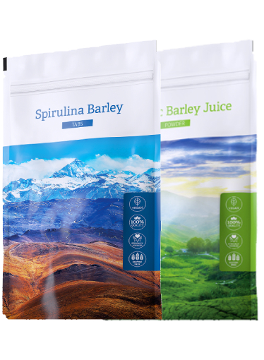 Spirulina B. + Barley juice POW 200 ks, 100 g