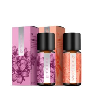 Sweet orange + Geranium aroma esence 10+10ml